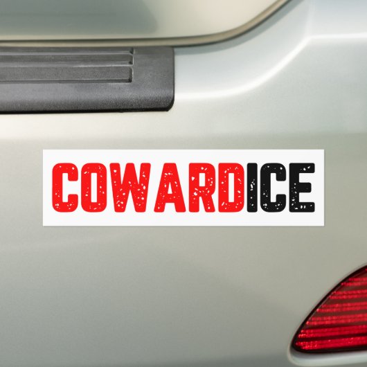 Lafheid ICE eruit Protests tegen ICE Bumpersticker (Op auto)