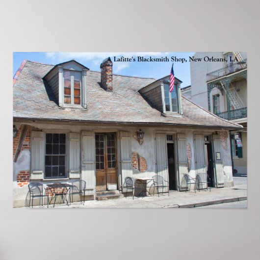 Lafitte's Blacksmith Shop, New Orleans, LA Poster (Voorkant)