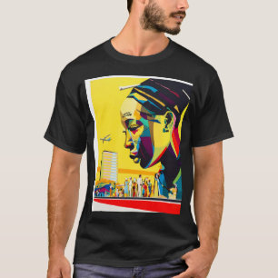 L'Afrique Par Sabena Vintage Travel Advertentie T-shirt