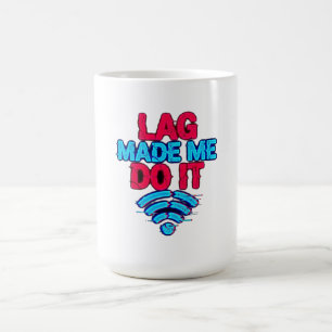 Lag deed het Glitch WiFi Gamer Humor Koffiemok
