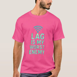 Lag is mijn vijand - Gaming Internet T-shirt