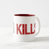 Lag Kills Gamers Tweekleurige Koffiemok (Voorkant rechts)