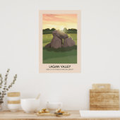 Lagan Valley AONB Reisposter Poster (Keuken)