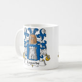 Lagarde Family Crest Koffiemok (Voorkant links)