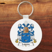 Lagasse Family Crest Sleutelhanger (Voorkant)