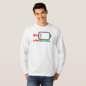 Lage batterij 5% t-shirt (Voorkant volledig)