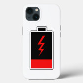 Lage batterij Case-Mate iPhone case (Achterkant)