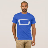 Lage batterij - donker t-shirt (Voorkant volledig)