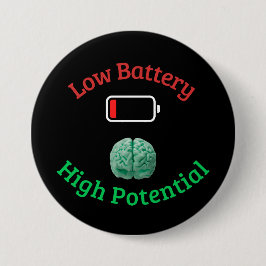 Lage batterij, hoog potentieel ronde button 7,6 cm