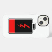 Lage batterij iPhone hoesje (Achterkant horizontaal)