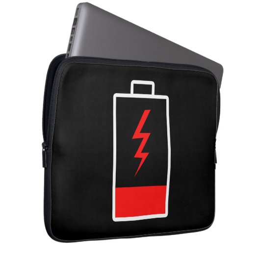 Lage batterij laptop sleeve (Voorkant Rechts)