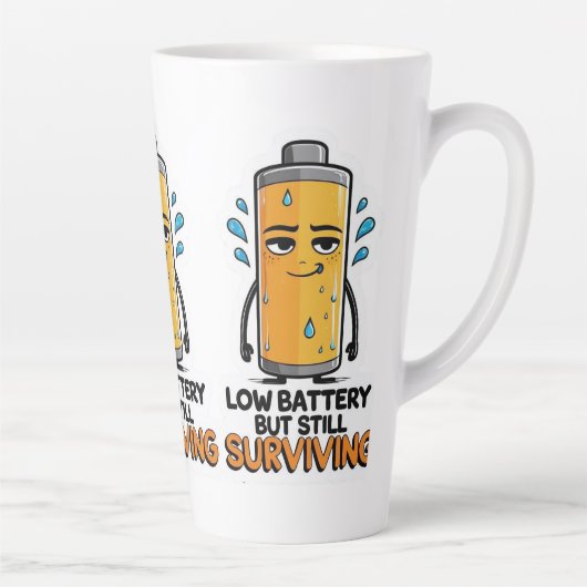 Lage batterij latte mok (Rechts)