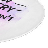 Lage batterij praat alsjeblieft niet met me - grap snijplank (Hoek)