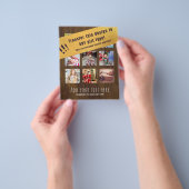 LAGE BUDGET FOTO COLLAGE GIFT - TEKST AANGEPAST TO FLYER (Hand)