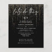 Lage budgetweddenschap tussen Edgy Champagne Glitt (Voorkant)