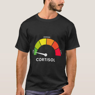 Lage cortisol niveaus meme  t-shirt