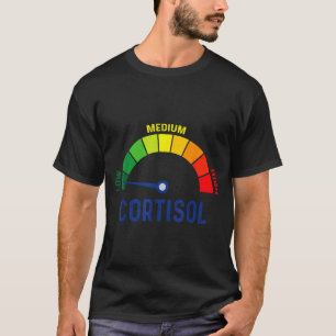 Lage cortisol niveaus v meme  t-shirt