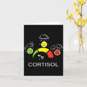Lage cortisolspiegels v meme kaart (Gele Bloem)