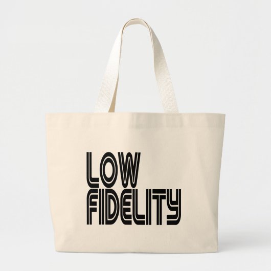 Lage Fideliteit Grote Tote Bag (Voorkant)