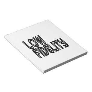 Lage Fideliteit Notitieblok
