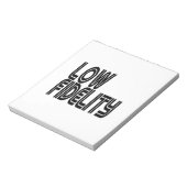 Lage Fideliteit Notitieblok (Linkerzijde)