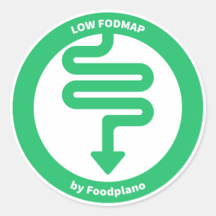 Lage FODMAP Diet Sticker voor lage FODMAP voedings