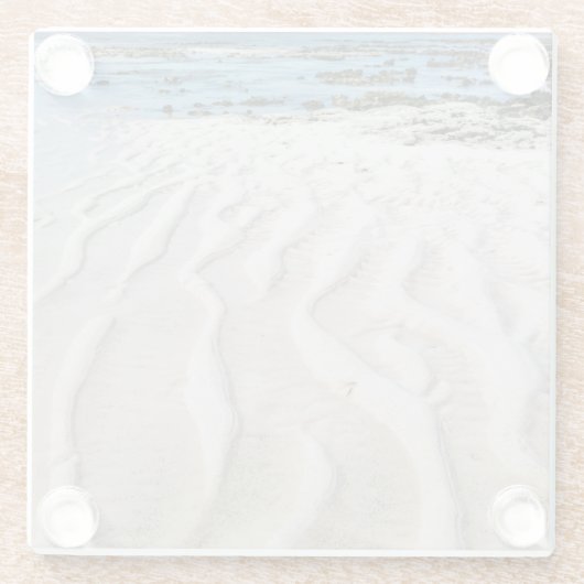 Lage getijde glazen onderzetter (Achterkant)