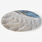 Lage getijde papieren bordje (Gekanteld)