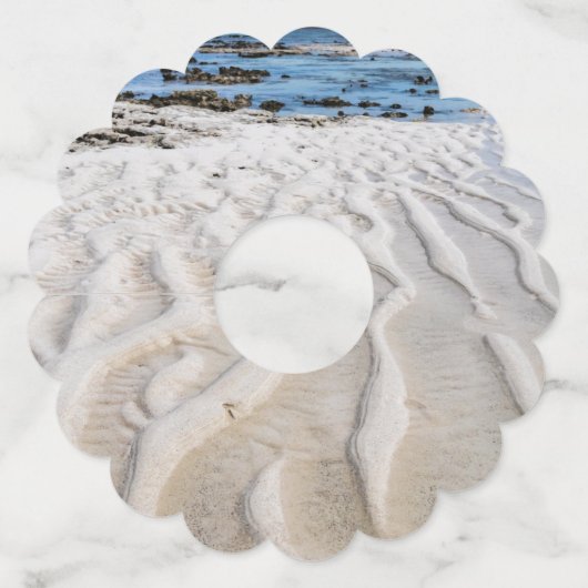 Lage getijde wijnglaslabel (Achterkant)