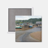 Lage getijden op de baai van Fundy op St. Martins, Magneet (Voorkant / Achterkant)