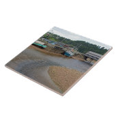 Lage getijden op de baai van Fundy op St. Martins, Tegeltje (Zijkant)