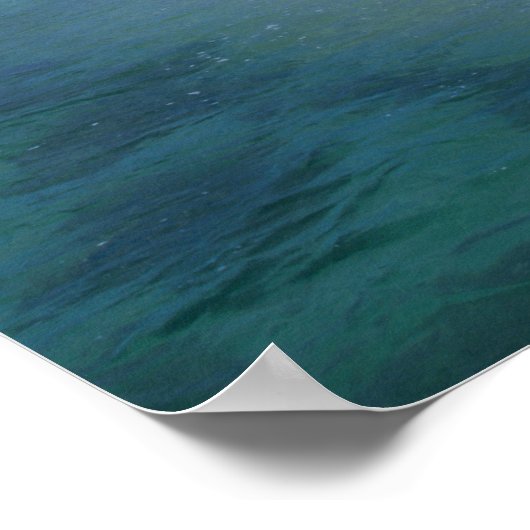 Lage getijden op het strand poster (Hoek)