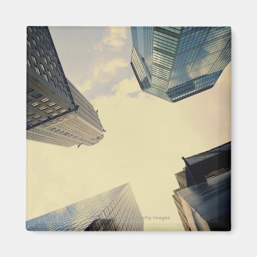 Lage hoek van het Chrysler-gebouw Magneet (Voorkant)