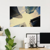 Lage hoek van het Chrysler-gebouw Poster (Thuiskantoor)