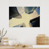 Lage hoek van het Chrysler-gebouw Poster (Keuken)