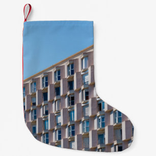 LAGE HOOGHOTO VAN GRAY CONCRETE BOUW KLEINE KERSTSOK