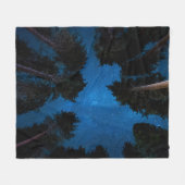 LAGE HOOGHOTOGRAFIE VAN BOMEN FLEECE DEKEN (Voorkant (Horizontaal))
