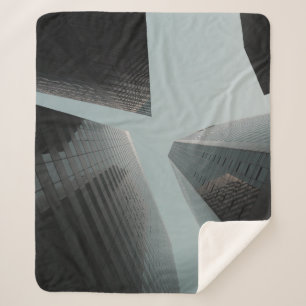 LAGE HOOGHOTOGRAFIE VAN GEBOUWEN OP DAG SHERPA DEKEN