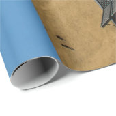 LAGE HOOGHOTOGRAFIE VAN HET VENSTER BROWN LOUVER CADEAUPAPIER (Rol Hoek)