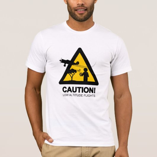 Lage hoogtemplvluchten t-shirt (Voorkant)