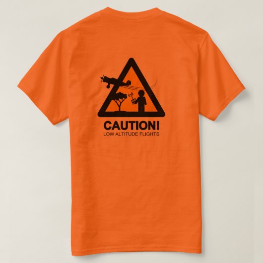 Lage hoogtevluchten (Terug) T-shirt (Design achterkant)