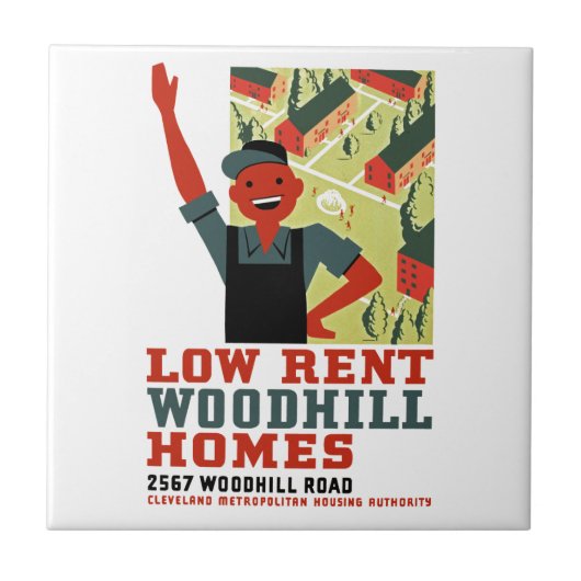 Lage huur tegeltje (Voorkant)