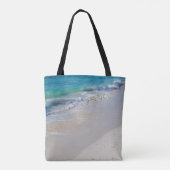 Lage kant bij strand tote bag (Achterkant)