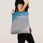 Lage kant bij strand tote bag (Dichtbij)
