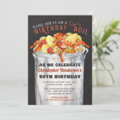 Lage kookuitnodiging kaart (Staand voorkant)