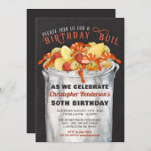 Lage kookuitnodiging kaart (Voorkant / Achterkant)