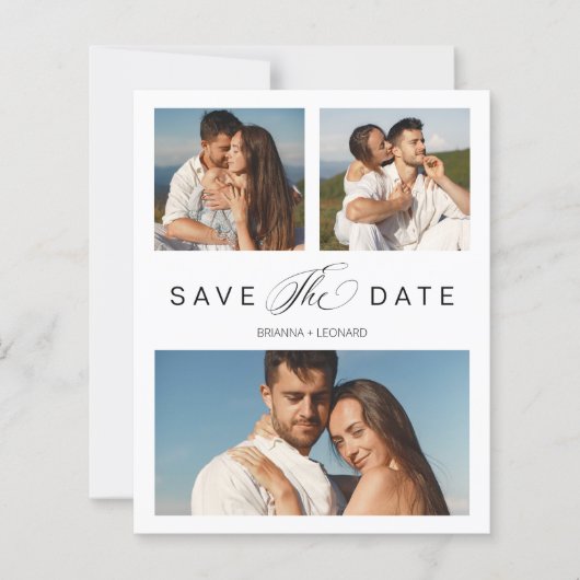 Lage kosten 3 foto's Een eenvoudig elegant script (Voorkant)