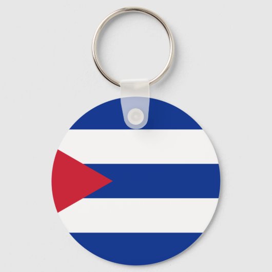 Lage kosten! Cubaanse vlag Sleutelhanger (Voorkant)