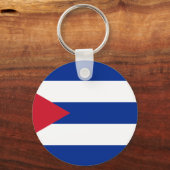 Lage kosten! Cubaanse vlag Sleutelhanger (Voorkant)