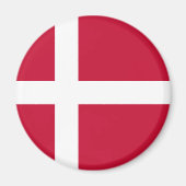 Lage kosten! Deense vlag Magneet (Voorkant)